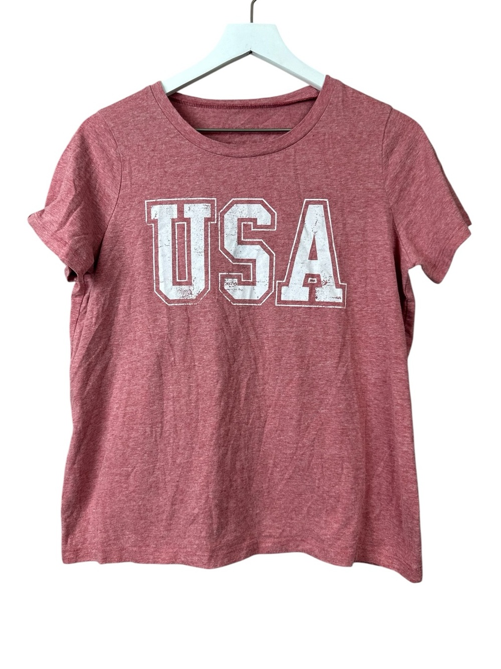 Grayson Threads USA Red Short Sleeve Tee Women Sz Xl